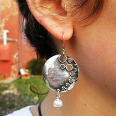 Retro Baroque Pearl Statement Earrings