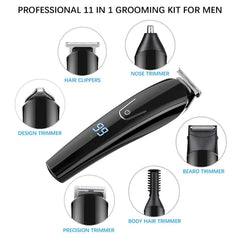 Professional Hair Trimmer & Beard Shaver Set