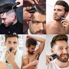Professional Hair Trimmer & Beard Shaver Set