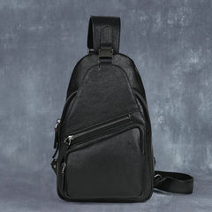 Retro Leather Crossbody Messenger Bag for Men