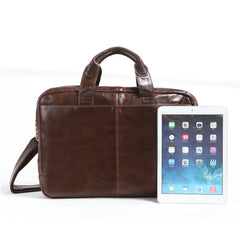 Premium Leather Business Briefcase for Men