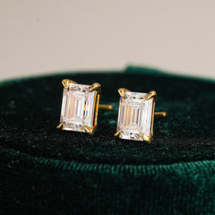 Moissanite 925 Sterling Silver Stud Earrings