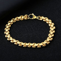 Trendy Gold Chain Bracelet - Statement Accessory