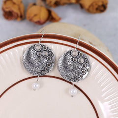 Retro Baroque Pearl Statement Earrings